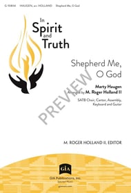 Shepherd Me, O God SATB choral sheet music cover Thumbnail